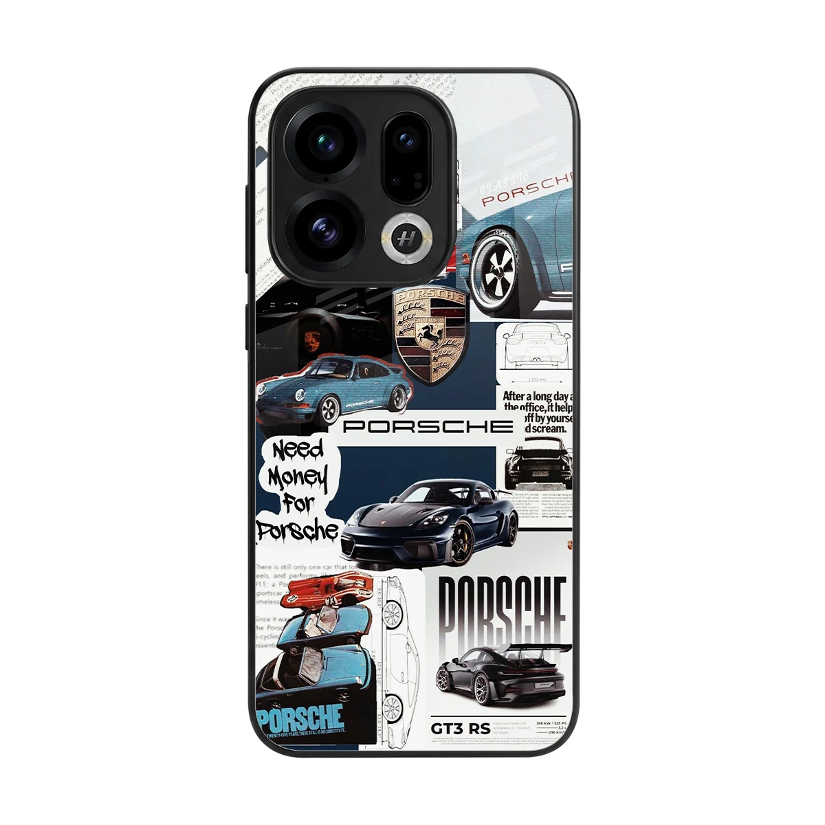 Fund My Ride back phone cover | glass case for oppo find x9