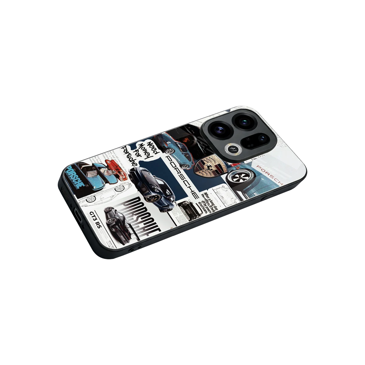 Fund My Ride stylish phone case for oppo find x9 | glossy glass and slim fit