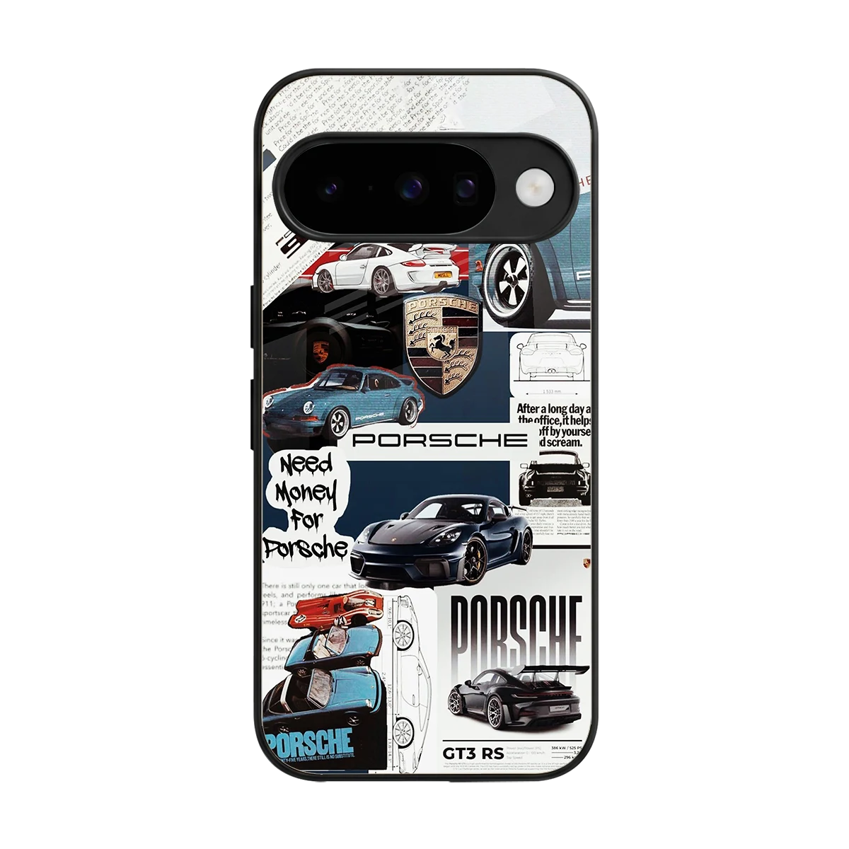 Fund My Ride back phone cover | glass case for google pixel 10