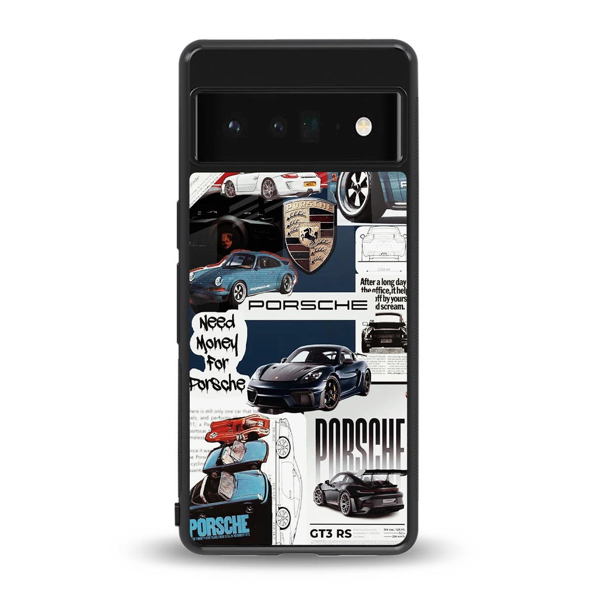 Fund My Ride back phone cover | glass case for google pixel 6 pro
