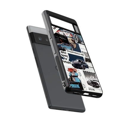 Fund My Ride sleek google pixel 6 pro cover with tempered glass back and TPU edges