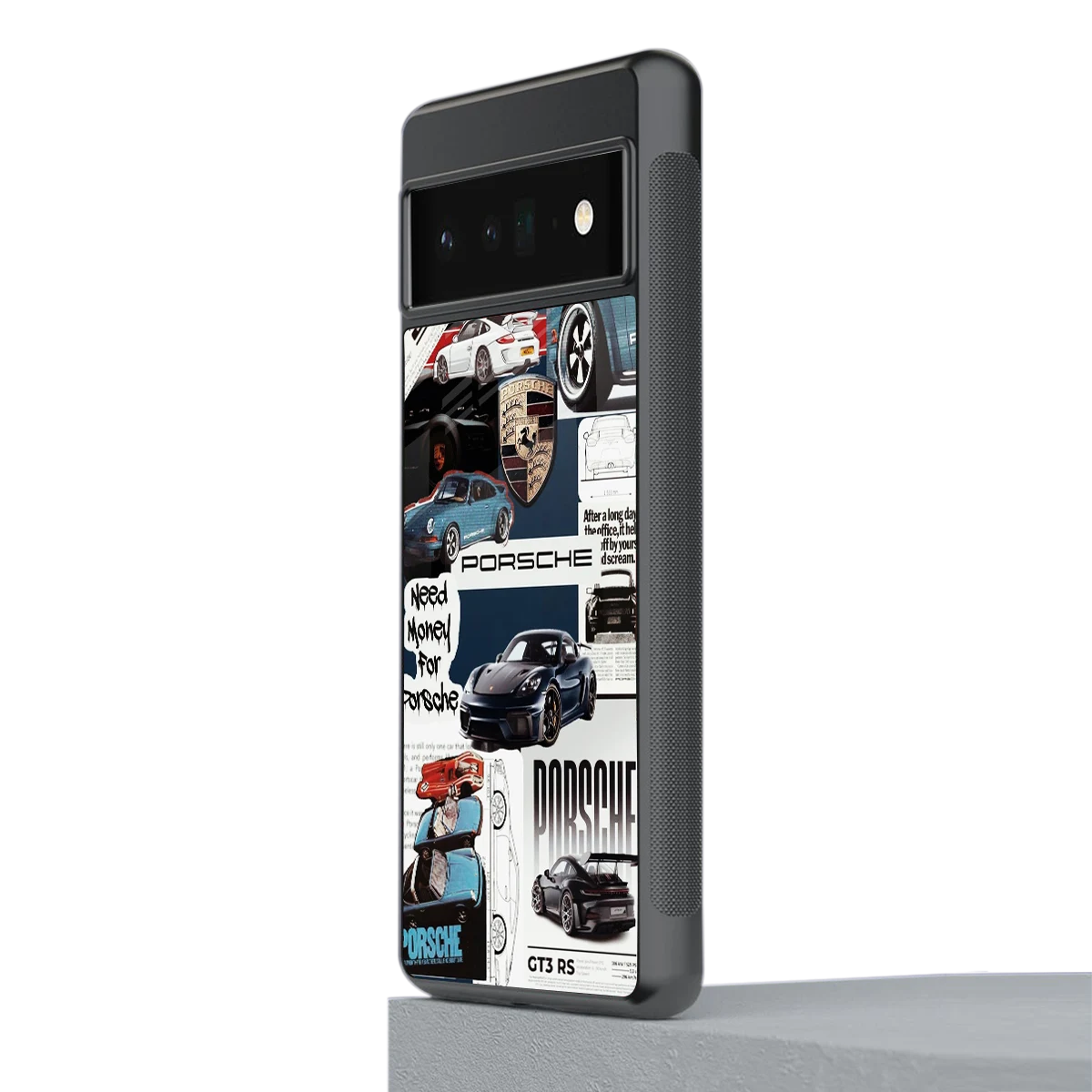 Fund My Ride stylish phone case for google pixel 6 pro | glossy glass and slim fit