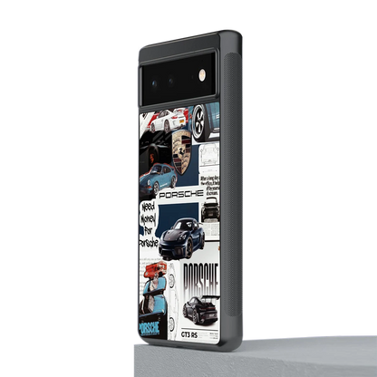 Fund My Ride stylish phone case for google pixel 6a | glossy glass and slim fit