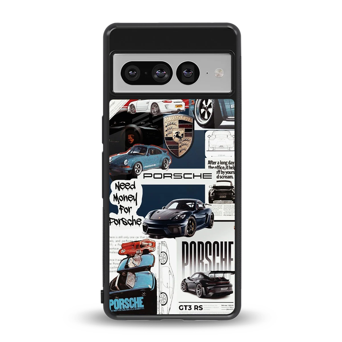 Fund My Ride back phone cover | glass case for google pixel 7 pro
