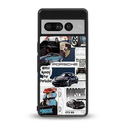 Fund My Ride back phone cover | glass case for google pixel 7 pro