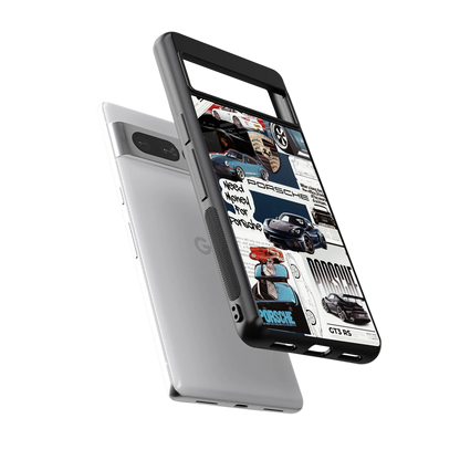 Fund My Ride sleek google pixel 7 pro cover with tempered glass back and TPU edges