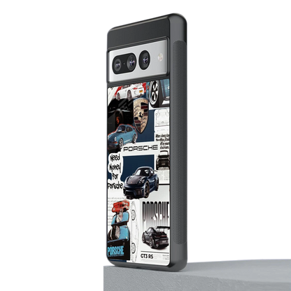Fund My Ride stylish phone case for google pixel 7 pro | glossy glass and slim fit