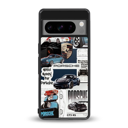 Fund My Ride back phone cover | glass case for google pixel 8 pro