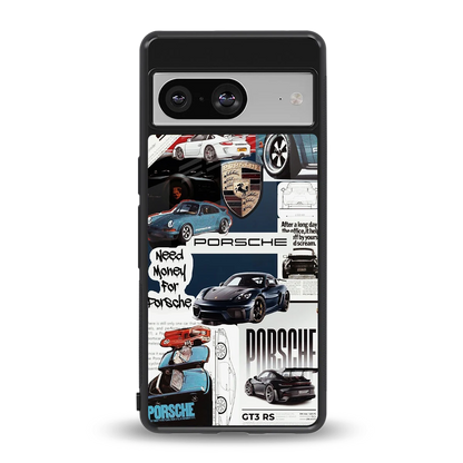 Fund My Ride back phone cover | glass case for google pixel 8