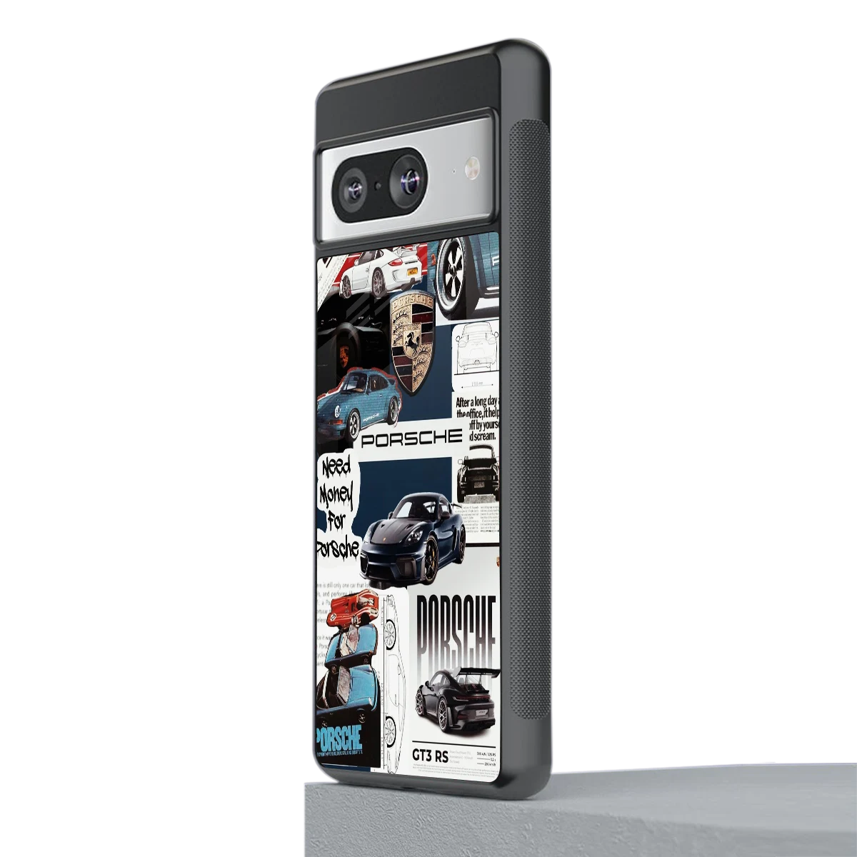 Fund My Ride stylish phone case for google pixel 8 | glossy glass and slim fit