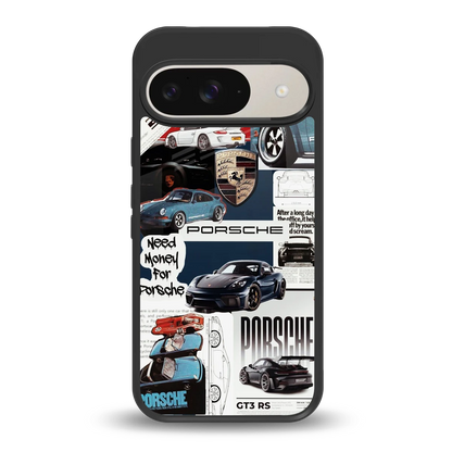 Fund My Ride back phone cover | glass case for google pixel 9