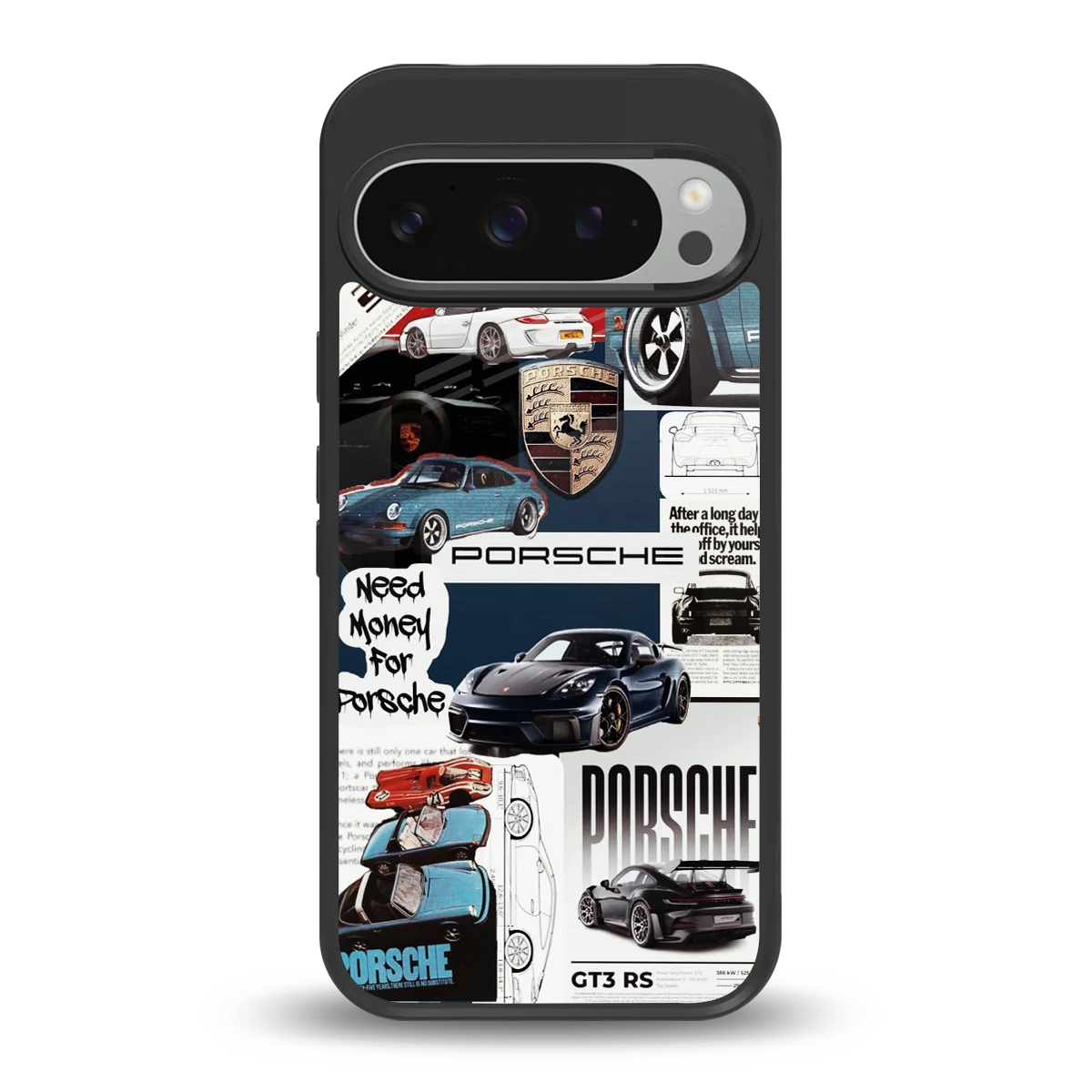 Fund My Ride back phone cover | glass case for google pixel 9 pro xl