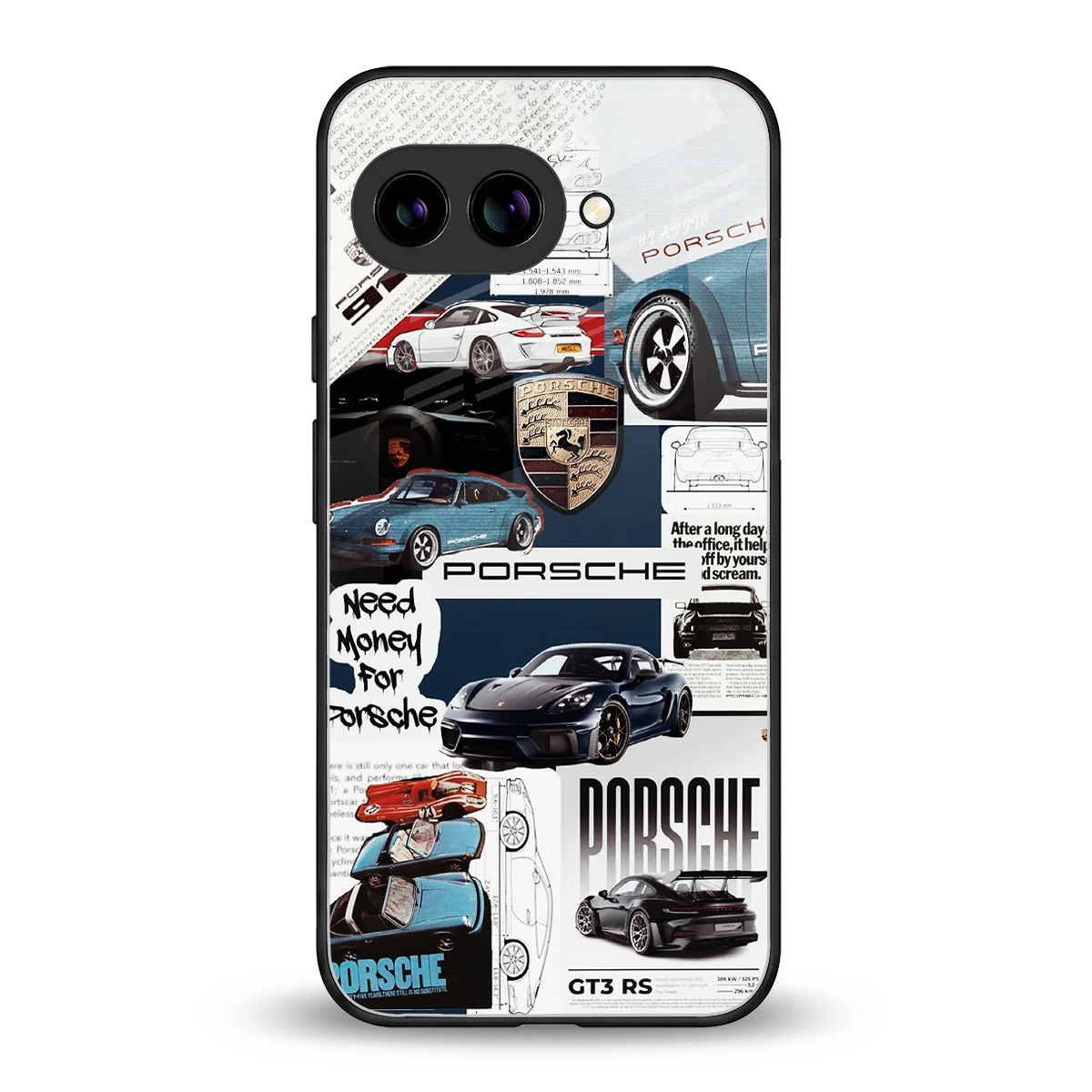 Fund My Ride back phone cover | glass case for google pixel 9a