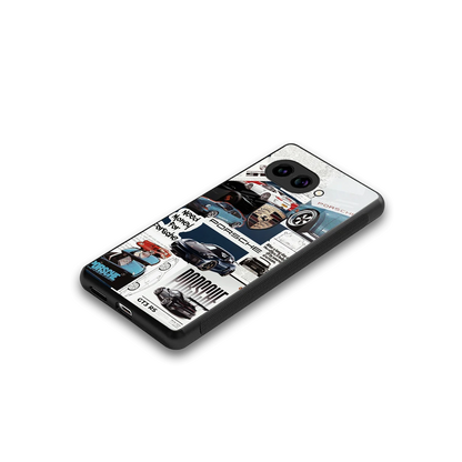 Fund My Ride stylish phone case for google pixel 9a | glossy glass and slim fit