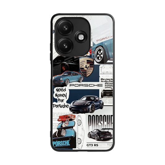 Fund My Ride back phone cover | glass case for redmi 12 5g