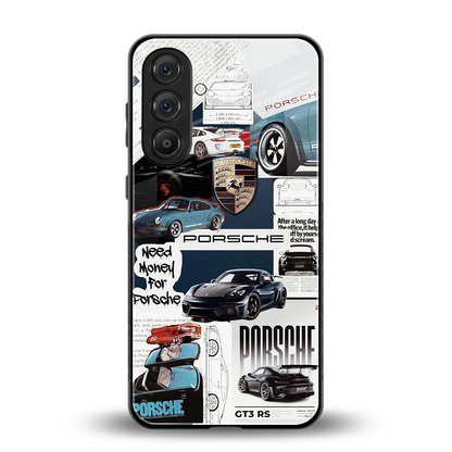 Fund My Ride back phone cover | glass case for samsung galaxy a55 5g