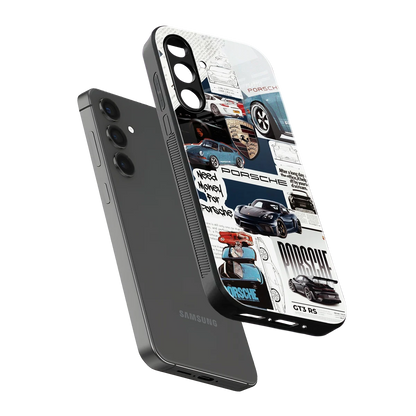 Fund My Ride sleek samsung galaxy a55 5g cover with tempered glass back and TPU edges