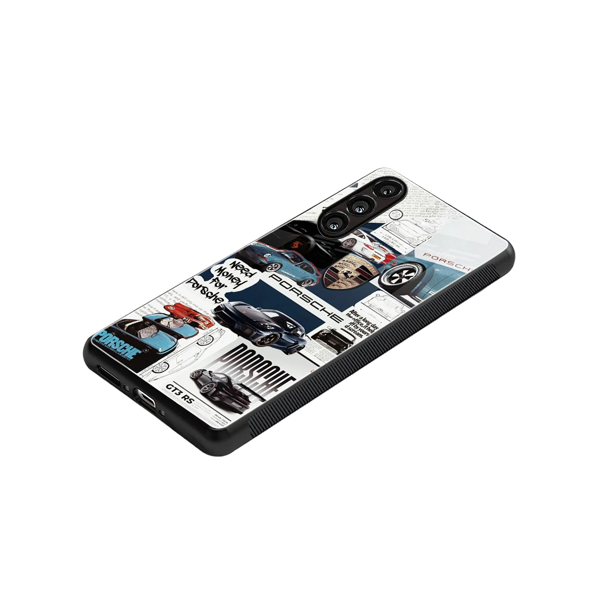 Fund My Ride stylish phone case for samsung galaxy a55 5g | glossy glass and slim fit