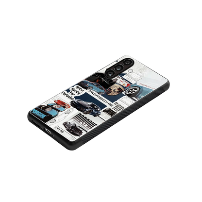 Fund My Ride stylish phone case for samsung galaxy a55 5g | glossy glass and slim fit