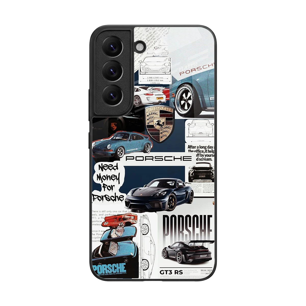 Fund My Ride back phone cover | glass case for samsung galaxy s22