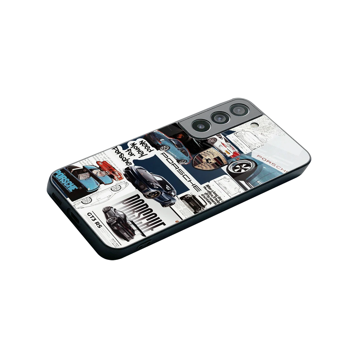 Fund My Ride stylish phone case for samsung galaxy s22 | glossy glass and slim fit