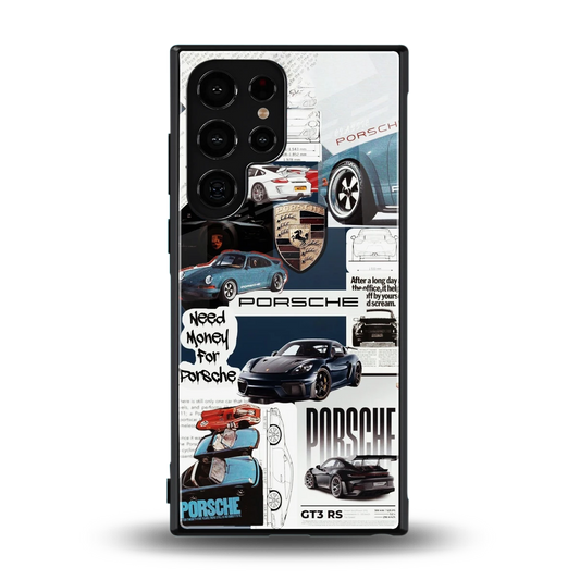 Fund My Ride back phone cover | glass case for samsung galaxy s23 ultra