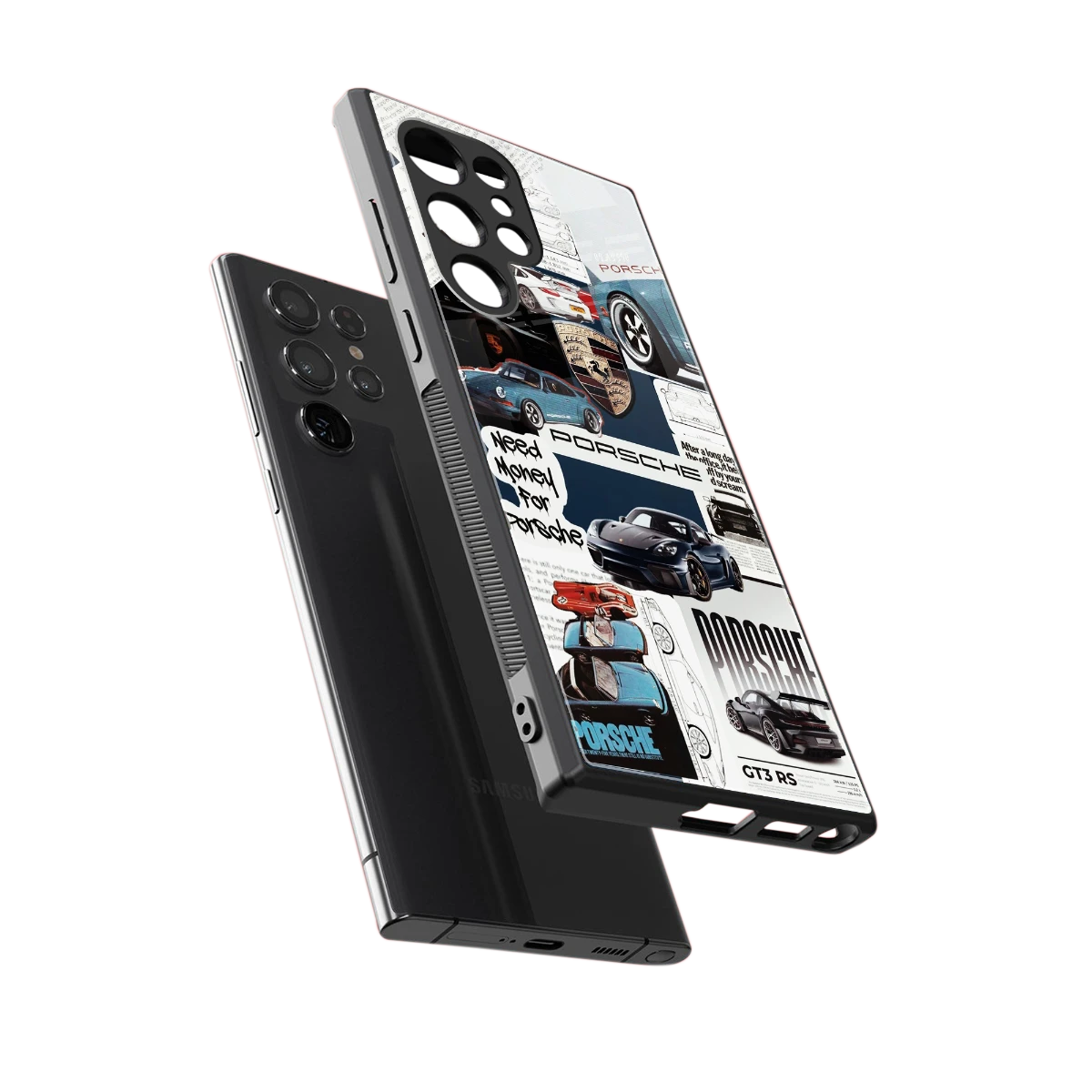 Fund My Ride sleek samsung galaxy s23 ultra cover with tempered glass back and TPU edges