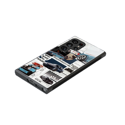 Fund My Ride stylish phone case for samsung galaxy s23 ultra | glossy glass and slim fit