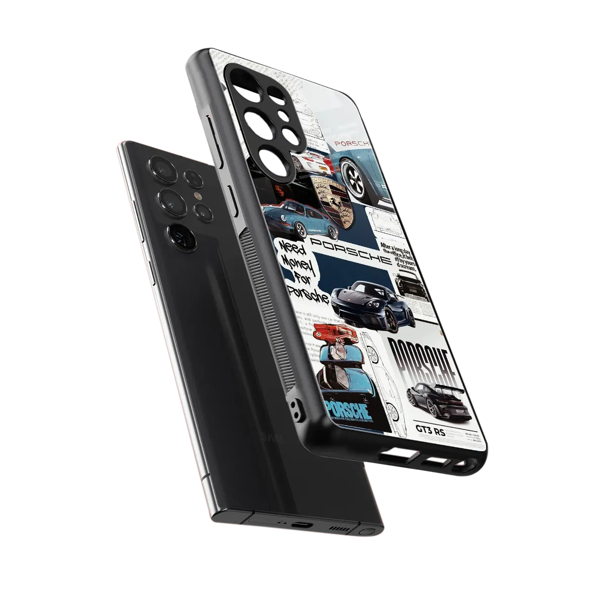 Fund My Ride sleek samsung galaxy s25 ultra cover with tempered glass back and TPU edges