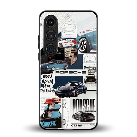 Fund My Ride back phone cover | glass case for samsung galaxy s24 plus