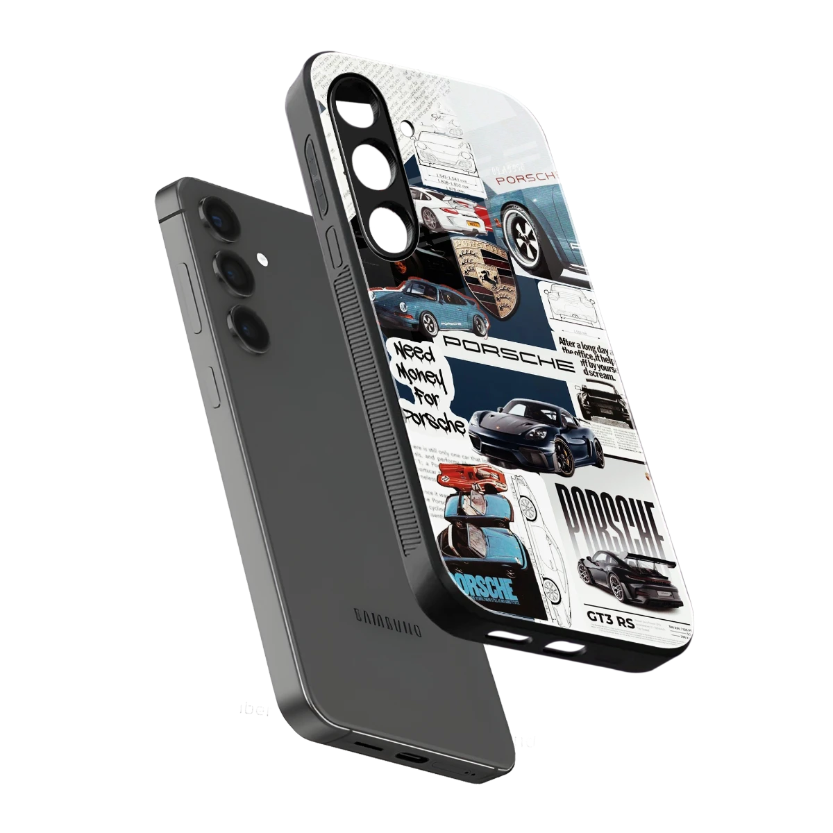 Fund My Ride sleek samsung galaxy s24 cover with tempered glass back and TPU edges