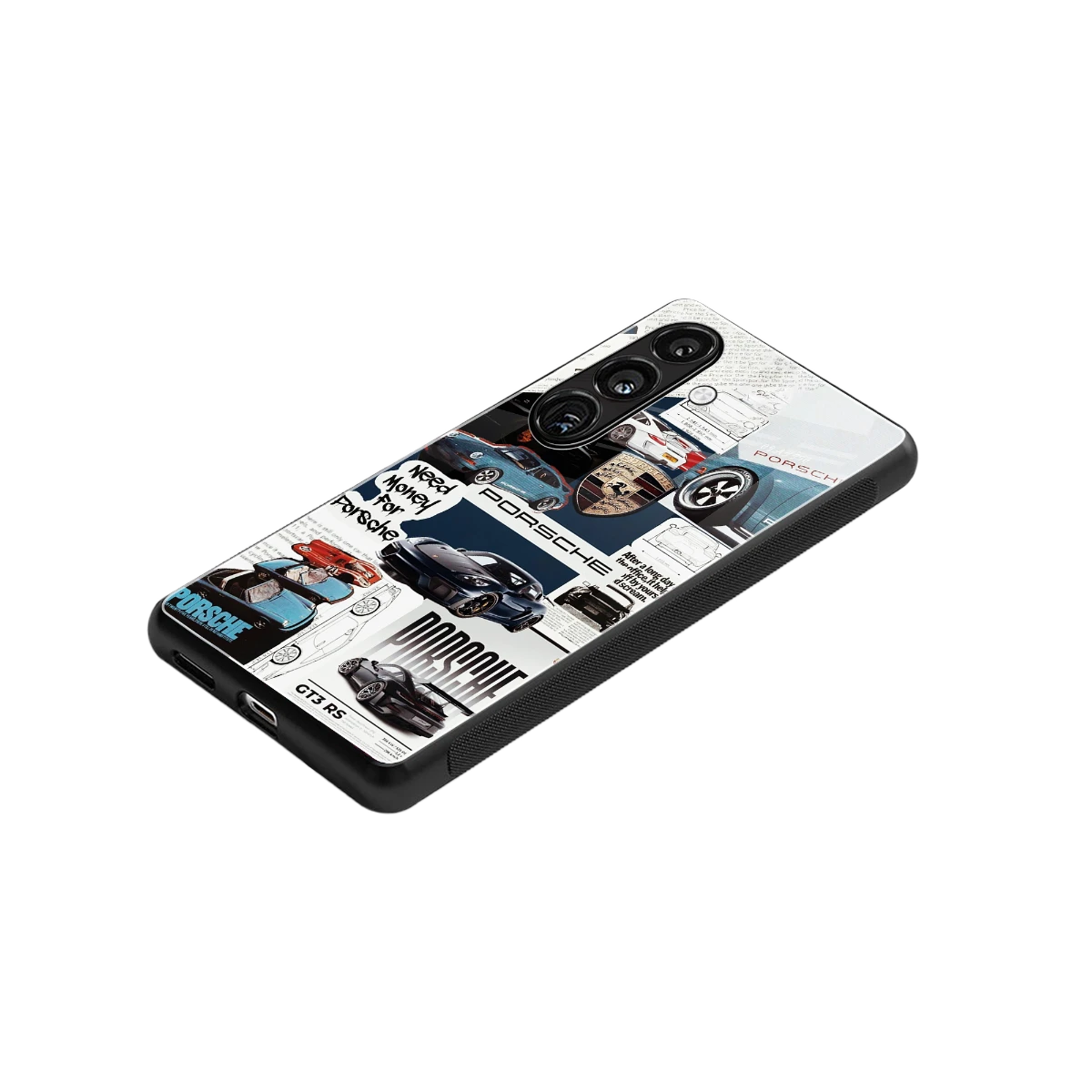 Fund My Ride stylish phone case for samsung galaxy s23 fe | glossy glass and slim fit