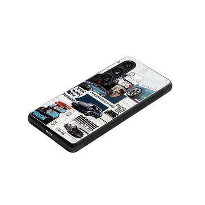 Fund My Ride stylish phone case for samsung galaxy s25 fe | glossy glass and slim fit