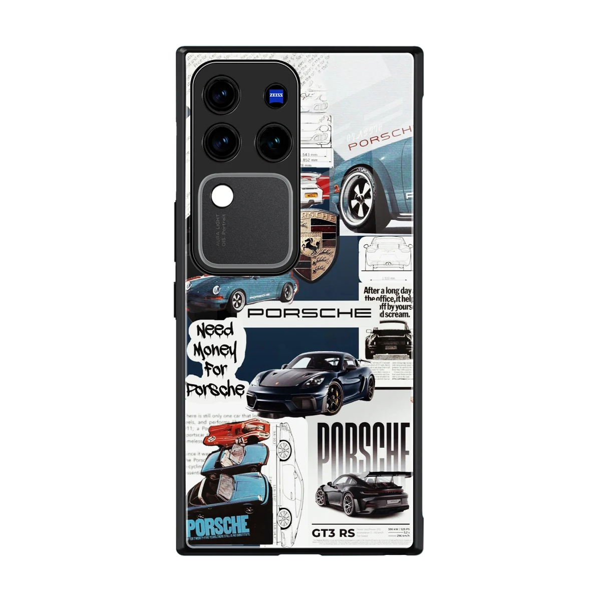 Fund My Ride back phone cover | glass case forvivo v30 pro