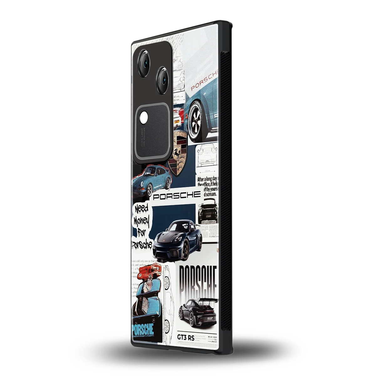 Fund My Ride vivo v30 mobile cover | shockproof glass phone case