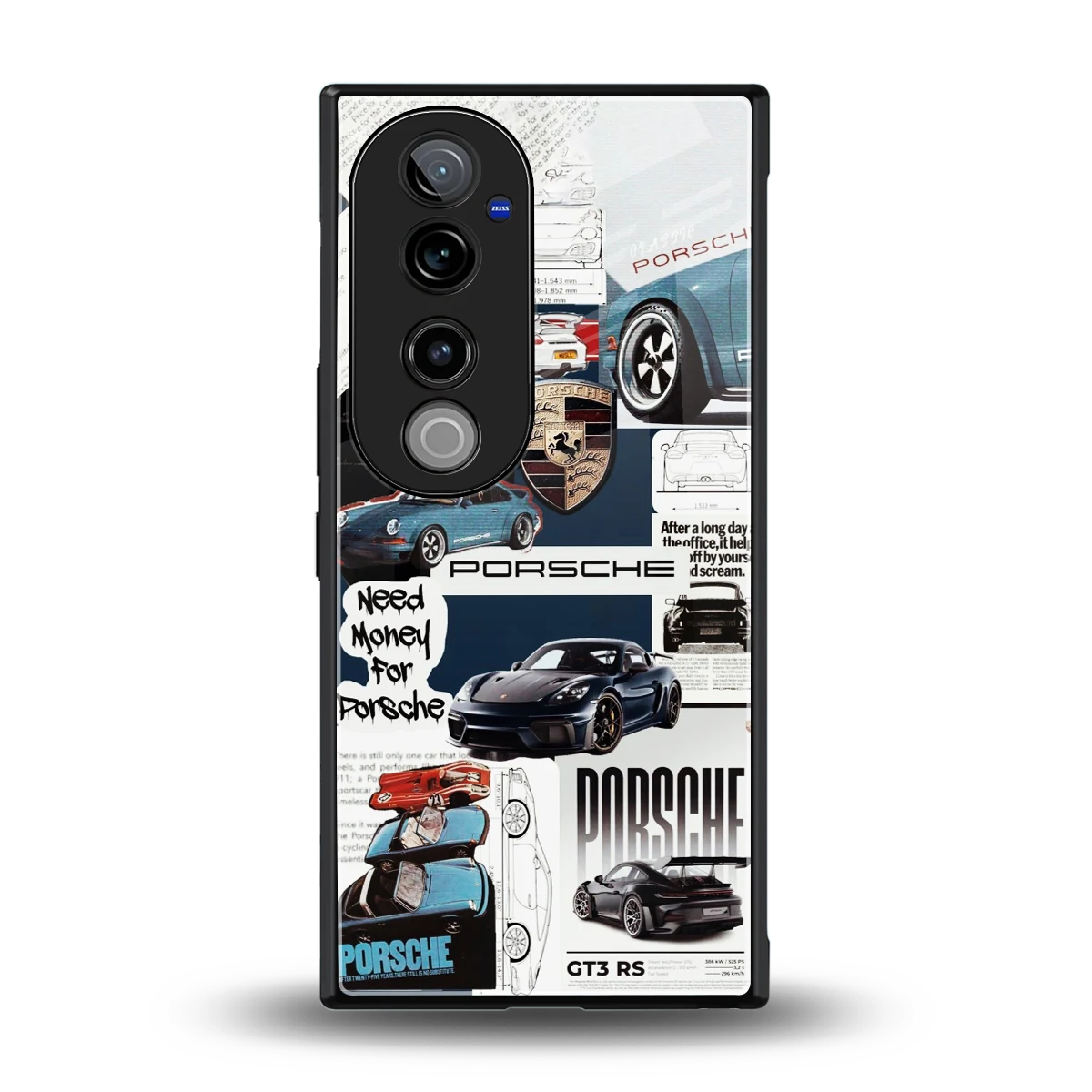 Fund My Ride back phone cover | glass case for vivo v40 pro