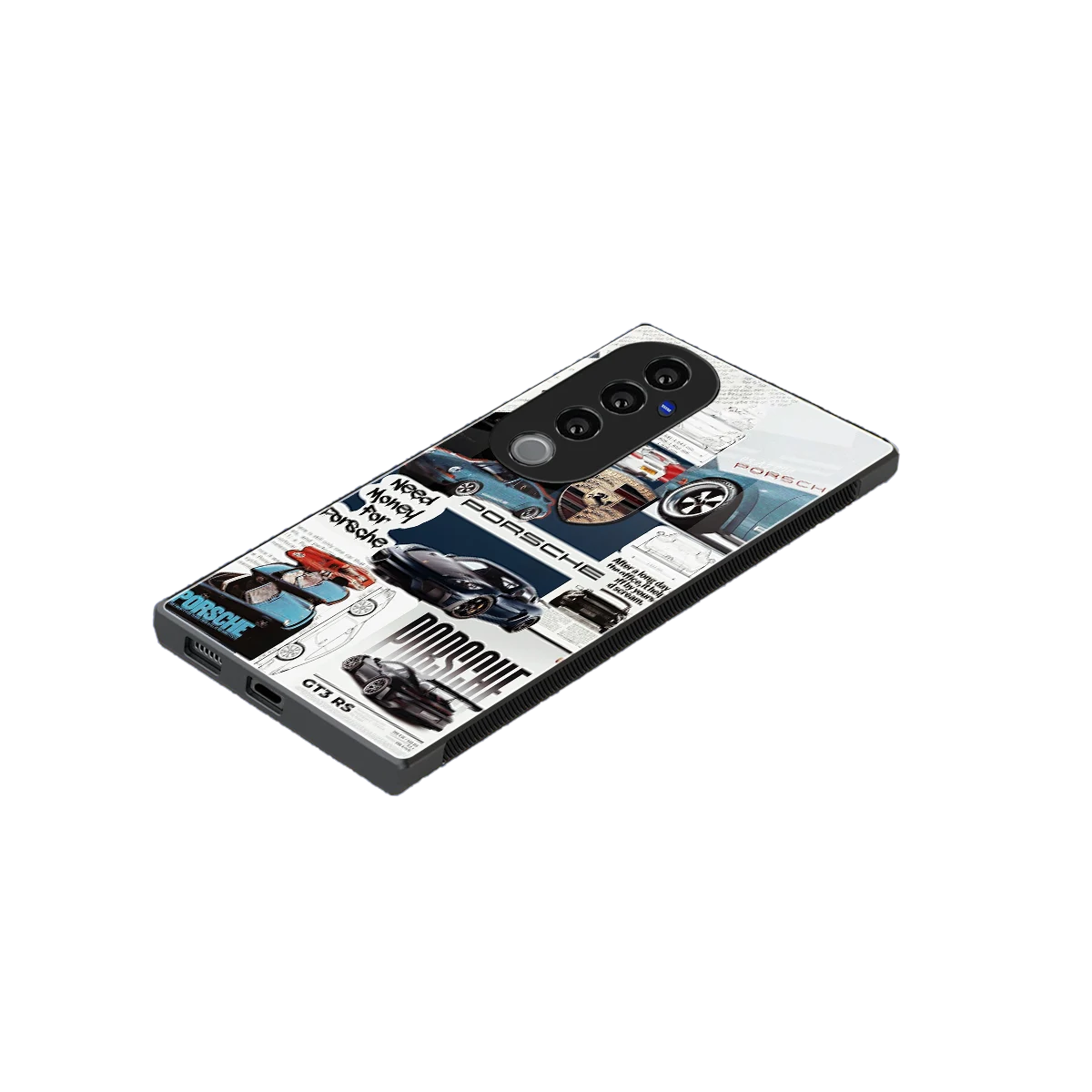 Fund My Ride stylish phone case for vivo v40 pro | glossy glass and slim fit