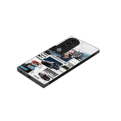 Fund My Ride stylish phone case for vivo v40 pro | glossy glass and slim fit