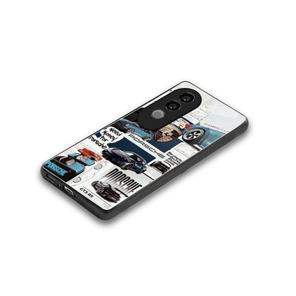 Fund My Ride stylish phone case for vivo v40e | glossy glass and slim fit