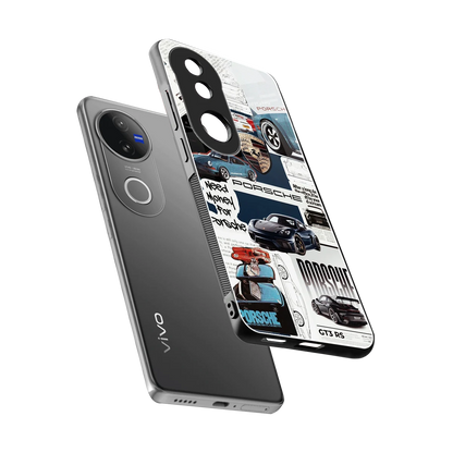 Fund My Ride sleek vivo v50 cover with tempered glass back and TPU edges