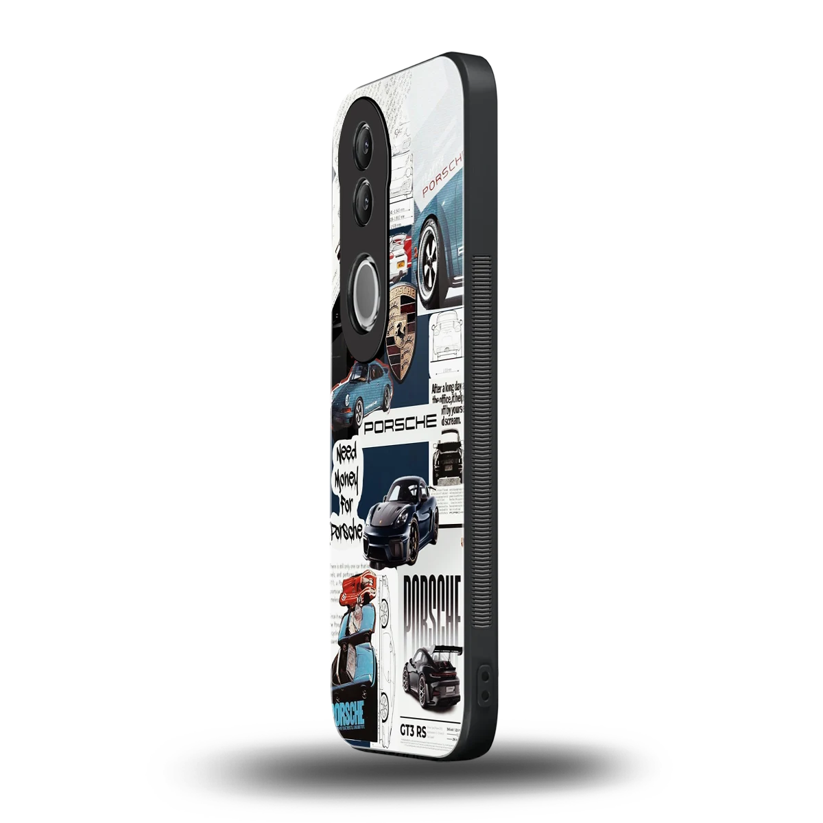 Fund My Ride vivo v50 mobile cover | shockproof glass phone case