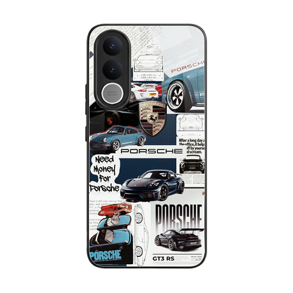 Fund My Ride back phone cover | glass case for vivo v70 fe