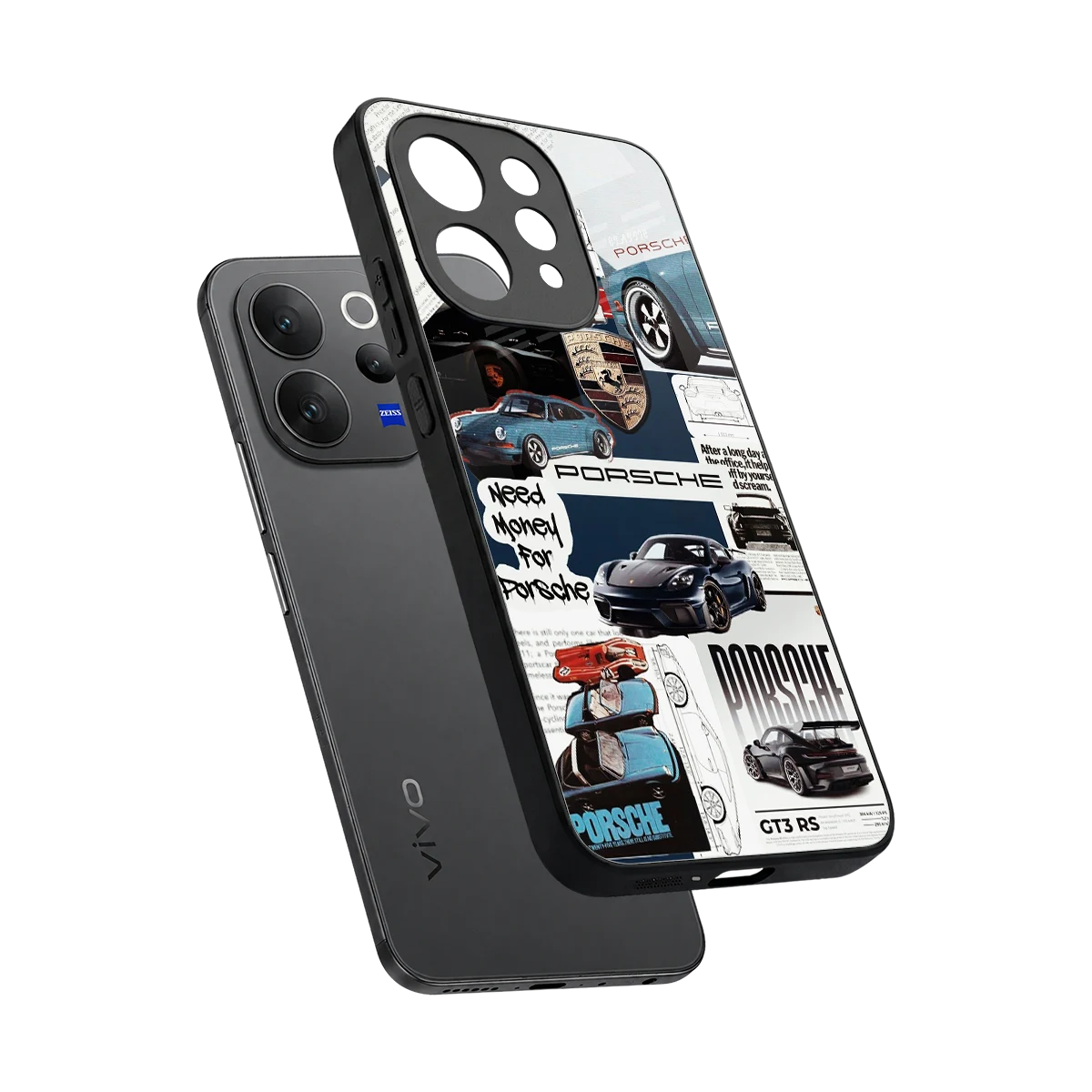 Fund My Ride sleek vivo v70 cover with tempered glass back and TPU edges