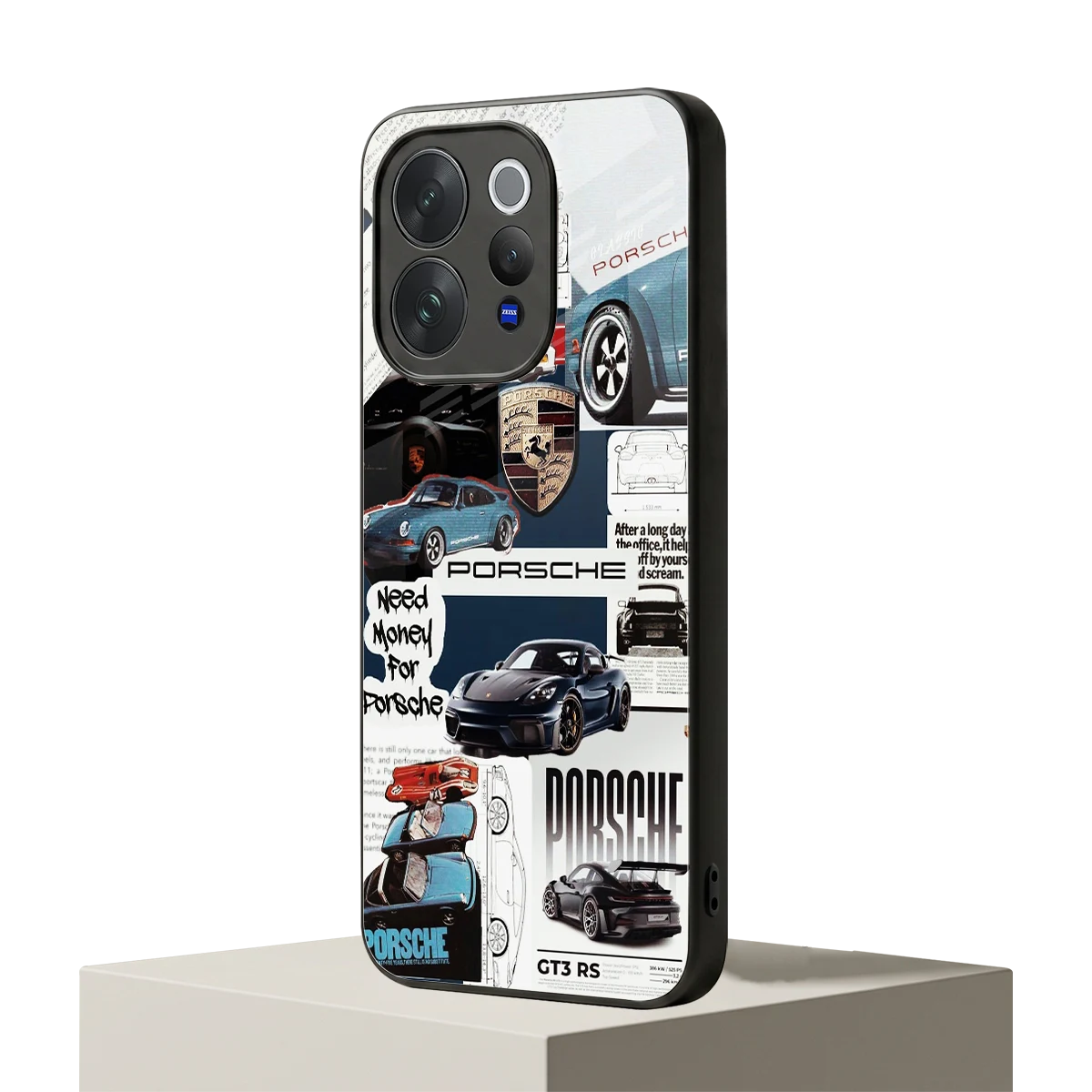 Fund My Ride vivo v70 mobile cover | shockproof glass phone case