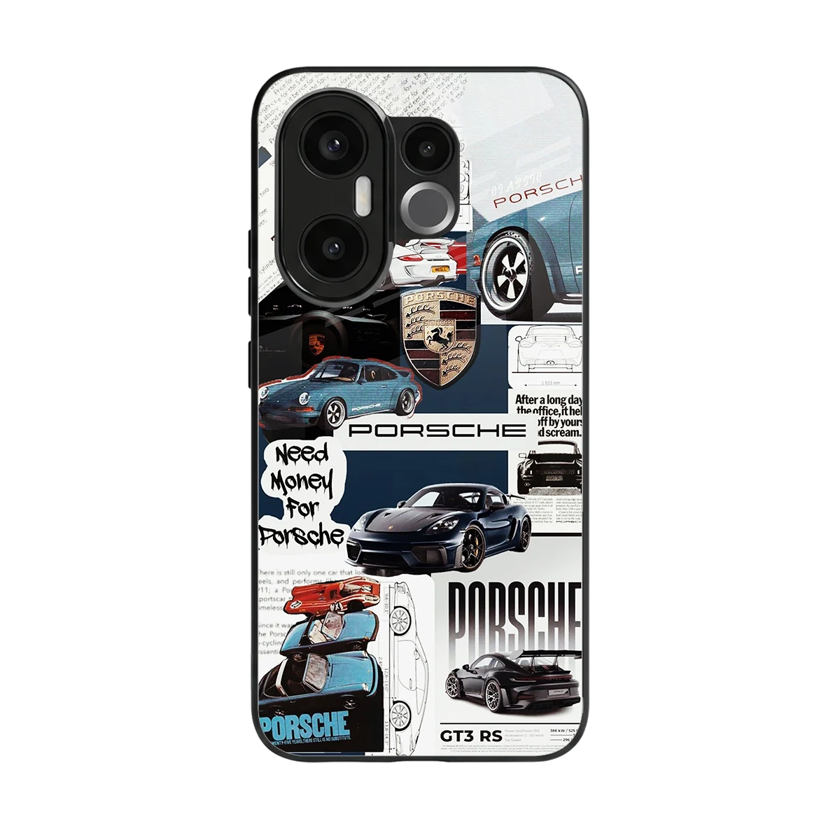 Fund My Ride back phone cover | glass case for vivo x200 fe