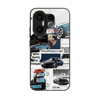 Fund My Ride back phone cover | glass case for vivo x200 fe