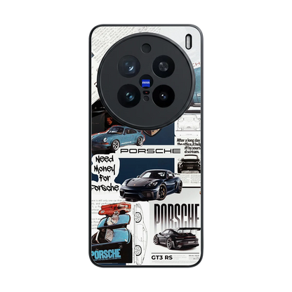 Fund My Ride back phone cover | glass case for vivo x200 pro