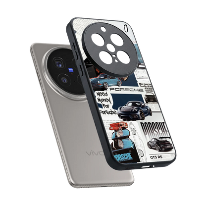 Fund My Ride sleek vivo x200 pro cover with tempered glass back and TPU edges