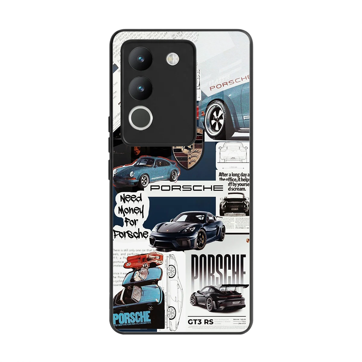 Fund My Ride back phone cover | glass case for vivo y200 5g