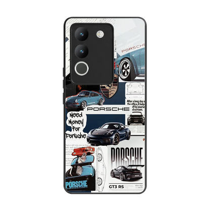 Fund My Ride back phone cover | glass case for vivo y200 5g